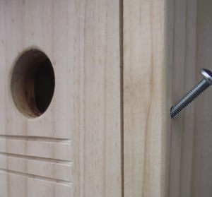 Close Up Latch Entry Hole External Grooves